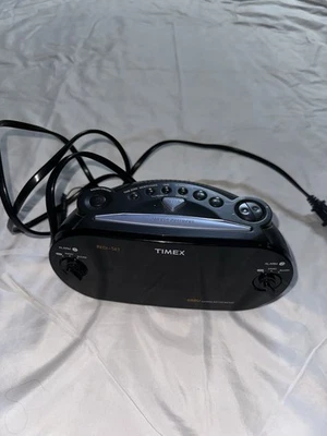 Timex T715 XBBU Redi-Set Dual Alarm Clock Radio AM/FM Large Display Mode Tested - Image 1 of 4