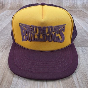 Vintage Minnesota Duluth Bulldogs Hat Cap Snap Back Maroon Gold NCAA College 80s - Picture 1 of 11