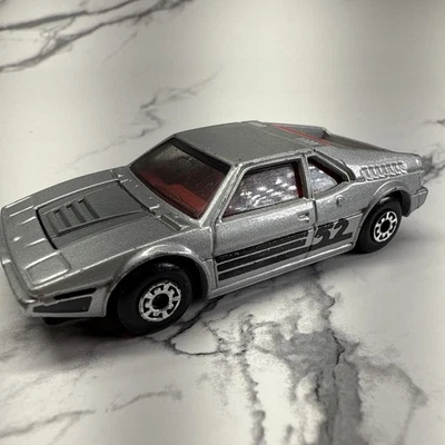 1981 MATCHBOX LESNEY SUPERFAST 52 MB52 BMW M1 SILVER GREY - Image 1 of 4