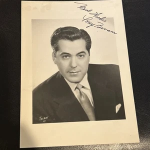 Tony Bavaar Vintage Original Candid signiert 5x7 Foto Sänger Schauspieler - Bild 1 von 3