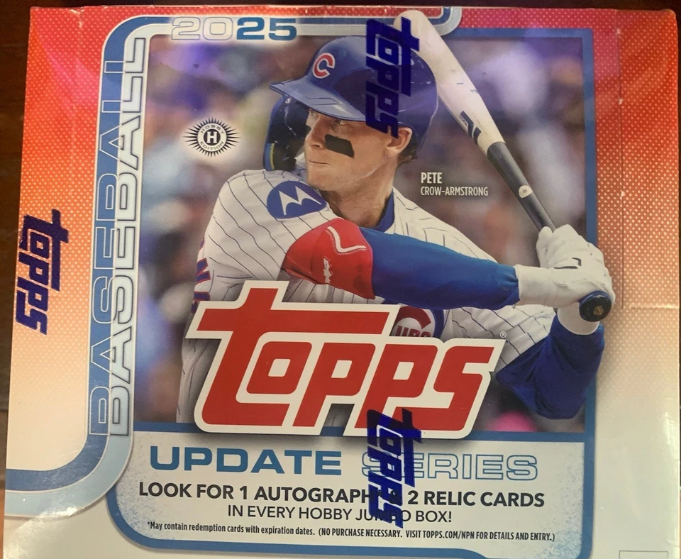2025 TOPPS UPDATE SERIES BASEBALL HOBBY JUMBO BOX