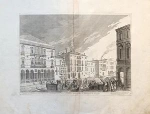 LOVISA DOMENICO (1690 - 1750) ANSICHT DES GROSSEN KANALS IN RICHTUNG DER FISCHEREI VON - Bild 1 von 1