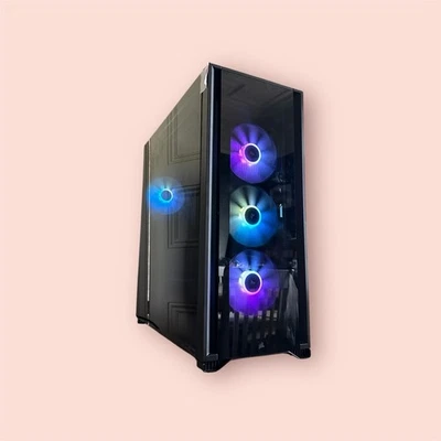 @MINOR DAMAGES@ Icue Corsair 7000X RGB Black GAMING CASE Glass 4x 140mm PCO55 - Image 1 of 4