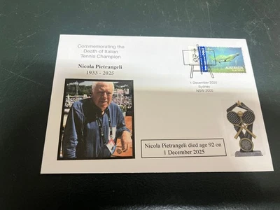 (1862) 4-12-2025 - Death of Italian Tennis Champion - Nicola Pietrangeli  (C) — 第 1/2 张图片