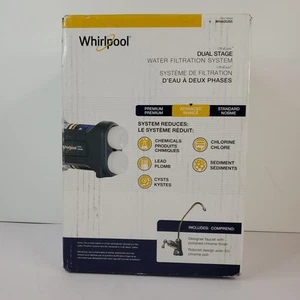 Whirlpool Ultra Ease Dual-Stage Water Filtration System (Open Box) FREE SHIPPING - Picture 1 of 3