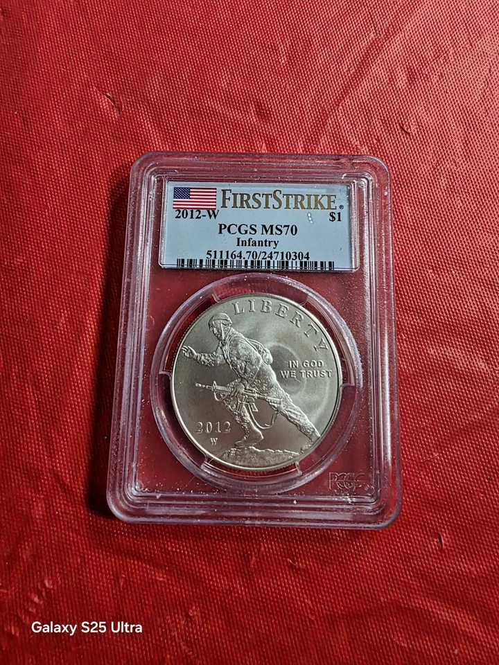 2012 W Comemerative Infantry MS 70 First Strike~West Point! - Image 1 of 4