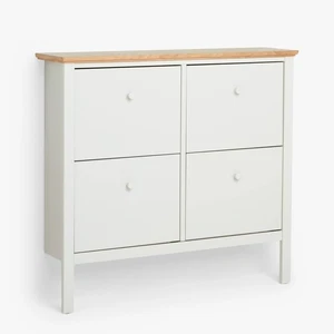 John Lewis Wilton Shoe Storage Cabinet Linen ANYDAY - Picture 1 of 16