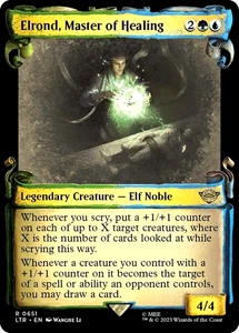 Magic The Gathering Elrond, Master of Healing 651 Raro Vitrina de Lámina El Señor de los Anillos - Imagen 1 de 1