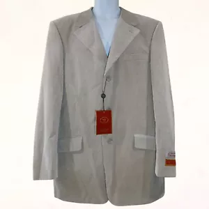 Loriano Collection Super 100’s Hand Tailoring Men Corduroy 3But Blazer Jacket 42 - Picture 1 of 16