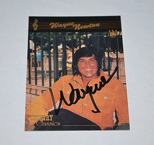 WAYNE NEWTON Country Classics Card AUTOGRAPHED RARE - Picture 1 of 1