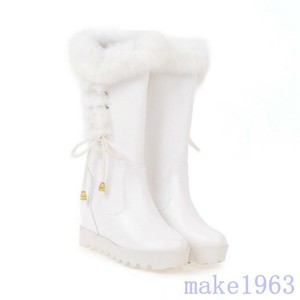 Las mejores ofertas en Botas Hasta la Rodilla cuña Blanco para Mujeres |  eBay