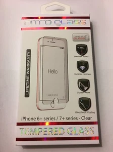 ZNITRO Tempered Glass Screen Protector, Apple iPhone 8+/7+/6S+/6+, CLEAR - Picture 1 of 5