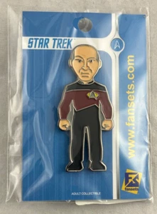 Star Trek Next Generation - Captain Picard - Enamel Pin - FanSets - NEW - Picture 1 of 4