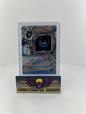 2021 Chuba Hubbard Spectra Wave Premium Patch  RPA SSP Patch Auto /25