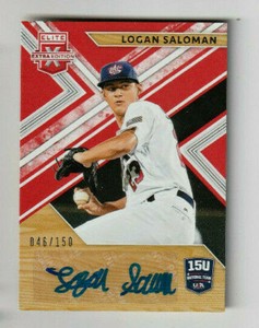 2019 LOGAN SALOMAN ELITE EXTRA EDITION BOLD CLEAN AUTO ROOKIE #046/150 15U