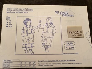 ROOS Schnittmuster 2039 - Kleid,Hose,Weste- mit deutscher AnleitungNEU/UNBENUTZT - Bild 1 von 4