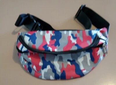 Розовый камуфляж нейлона талии Fanny упаковка ремня сумка мешок путешествий туризм кемпинг бедра сумочка  - Изображение 1 из 4