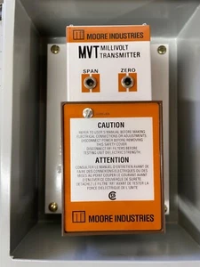 MOORE INDUSTRIES MILLIVOLT TRANSMITTER MVT/0-1MA/4-20MA/117AC WT - Picture 1 of 4