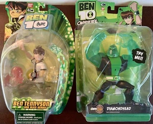 GENUINE & RARE BEN 10 DIAMONDHEAD & BEN TENNYSON ACTION FIGURES - Picture 1 of 5