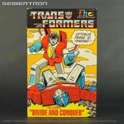 Transformers BETA Tape Vol 5 DIVIDE AND CONQUER FHE Big Box 1984 240716A - Image 1 of 4