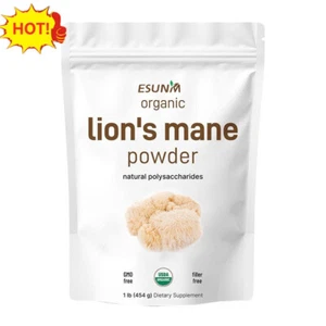 Organic-Lion’s Mane Mushroom Extract Powder - Cognitive Support 454g -DE/ - Bild 1 von 9
