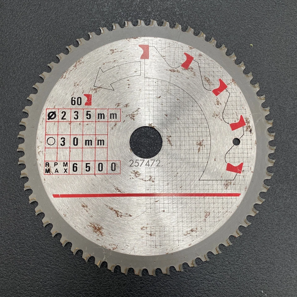 Piranha 235mm x 30mm 60T TCT Curved Tooth Circular Saw Blade Wood. Fine - Image 1 of 4