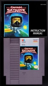 Cartucho CAPTAIN SKYHAWK MiltonBradley/NES 1989 con manual de instrucciones-estuche deslizante - Imagen 1 de 2