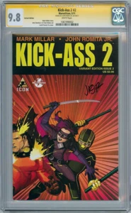 KICK-ASS 2 #2 HIT GIRL VARIANT CGC 9.8 SIGNATURE SERIES SIGNED ROMITA JR MOVIE - Bild 1 von 1