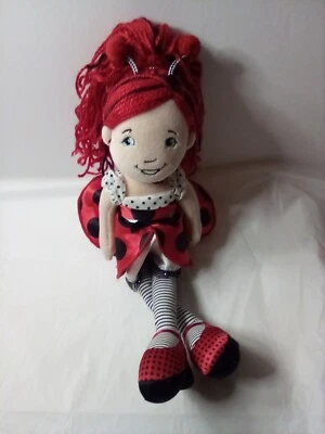 Groovy Girls Lana Red and Black Lady Bug Dress 12" Plush Doll 2009 - Image 1 of 4