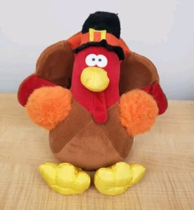 Peluche Gibson Greeting Mr Gobbles Turchia Ringraziamento 9'' Vintage 1994 Tom Turkey - Foto 1 di 13