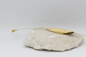 Damen Brosche / Anstecknadel 18k Gold & 950er Pt Brillant ca. 0,35ct. ca. 14,6g - Bild 1 von 7
