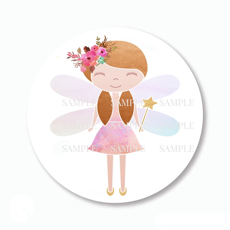 HERMOSAS PEGATINAS HADAS PRINCESA SOBRE SELLOS ÁLBUM DE RECORTES PEGATINAS-2 TAMAÑOS Foto 1 de 1