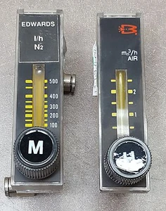 Lote de 2 medidores de flujo de aire Brooks Brooks-Mite27 serie 2700 - Imagen 1 de 7