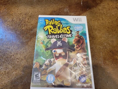 NINTENDO WII RAVING RABBIDS TRAVEL IN TIME NEW SEALED - Image 1 of 3