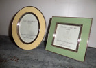 LAURA ASHLEY SILVER PLATED ENAMEL PICTURE FRAME PHOTO FRAMES