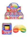 RAINBOW SPRING COIL FUN KIDS TOY MAGIC STRETCHY BOUNCING SLINKY 6.5CM