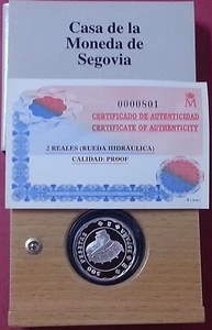 Año 2001. Casa de la Moneda de Segovia. Moneda 500 Pesetas PLATA. MUY ESCASA. - Foto 1 di 2