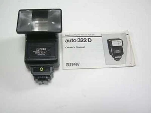 Sunpak auto 322D shoe mount flash for Minolta MD - Picture 1 of 6