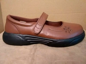Women's MT EMEY Brown Leather MaryJane Orthopedic Shoe Sz-8-5E EEEEE 9205 f481 - Picture 1 of 12