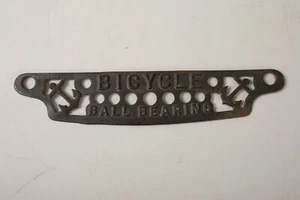 Roulement à billes de vélo en fonte (B4D) panneau d'ancrage (JSF6) 478 10" poêle ancien - Photo 1/8