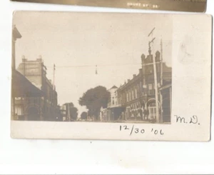 RPPC Norborne, Missouri FARMERS BANK REAL PHOTO POSTCARD - Picture 1 of 1