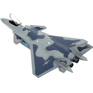 20.3cm Diecast Alloy 1/100 Chinese Air Force Chengdu J-20 Fighter Model - Picture 1 of 13