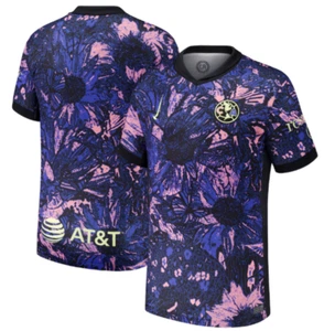Nike Club America 2024-25 Jugend Third Trikot - Mittelblau/Schwarz/Zitrone Chiffon - Bild 1 von 5
