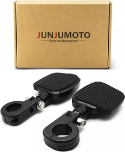 For Honda Indian Kawasaki Mini Footpegs & Brackets 32mm Universal Footrest - Picture 1 of 6