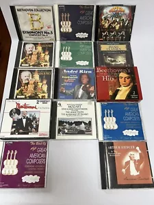 Lot 16 CD's Klassik Beethoven Tschaikowsky Mozart Mantovani Fiedler Komponisten - Bild 1 von 24