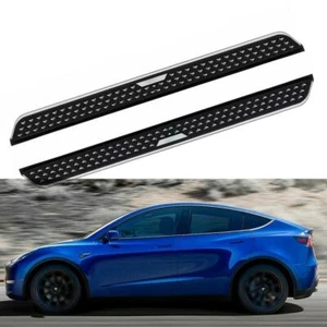 Fits for Tesla Model Y 2020 2021 2022 Foot Step Pedal Running Board Nerf Bar - Imagen 1 de 9