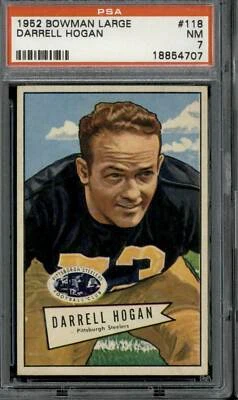 1952 Bowman Large #118 Darrell Hogan - PSA 7 - Image 1 of 2