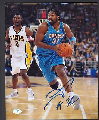 NENE Hilario 亲笔签名 8 x 10 丹佛掘金照片 SGC 正品 — 第 1/3 张图片