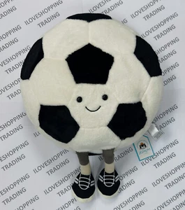 GENUINE JELLYCAT FLUFFY COLLECTABLE AMUSEABLES SPORTS FOOTBALL PLUSH TOY AS2UKF - Picture 1 of 24
