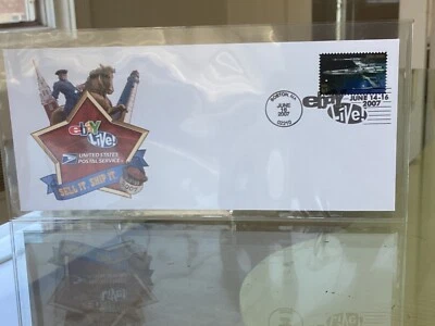 Difícil de encontrar eBay Live 2007 Boston USPS edición especial Star Wars X-Wing sello de combate Foto 1 de 3
